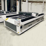 Co2 laser engraving machine for wood and acrylic, ideal for high precision cutting of various materials including metal surfaces.