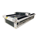 CO2 laser engraving machine for cutting wood, acrylic, MDF, metal; high precision and power for diverse industries.