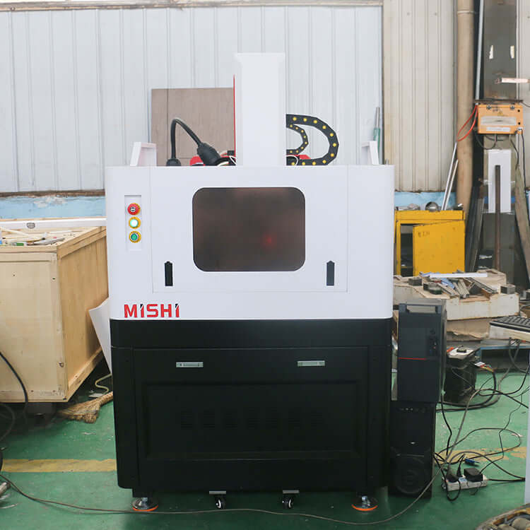 High-precision mini CNC router for metal milling with ball screw transmission and water cooling spindle for stability and performance.
