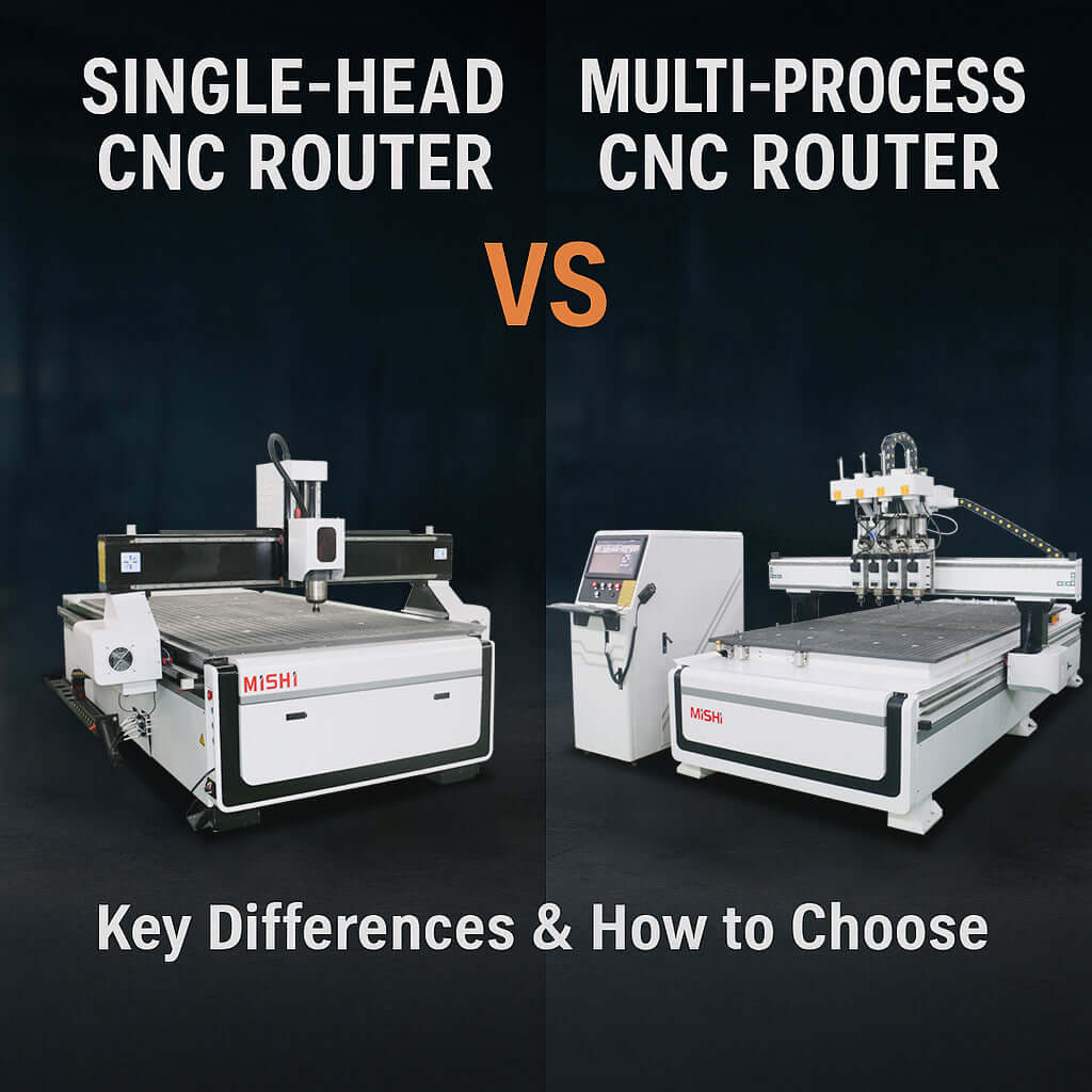 Single vs. Multi-Process CNC Routers – MISHI CNC