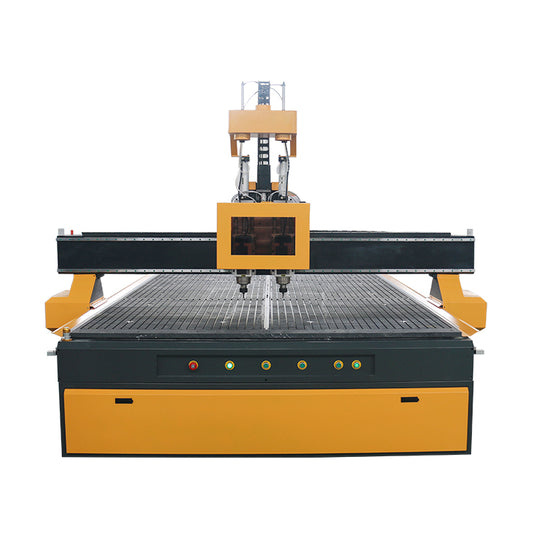 Double-process atc cnc router furniture making machine