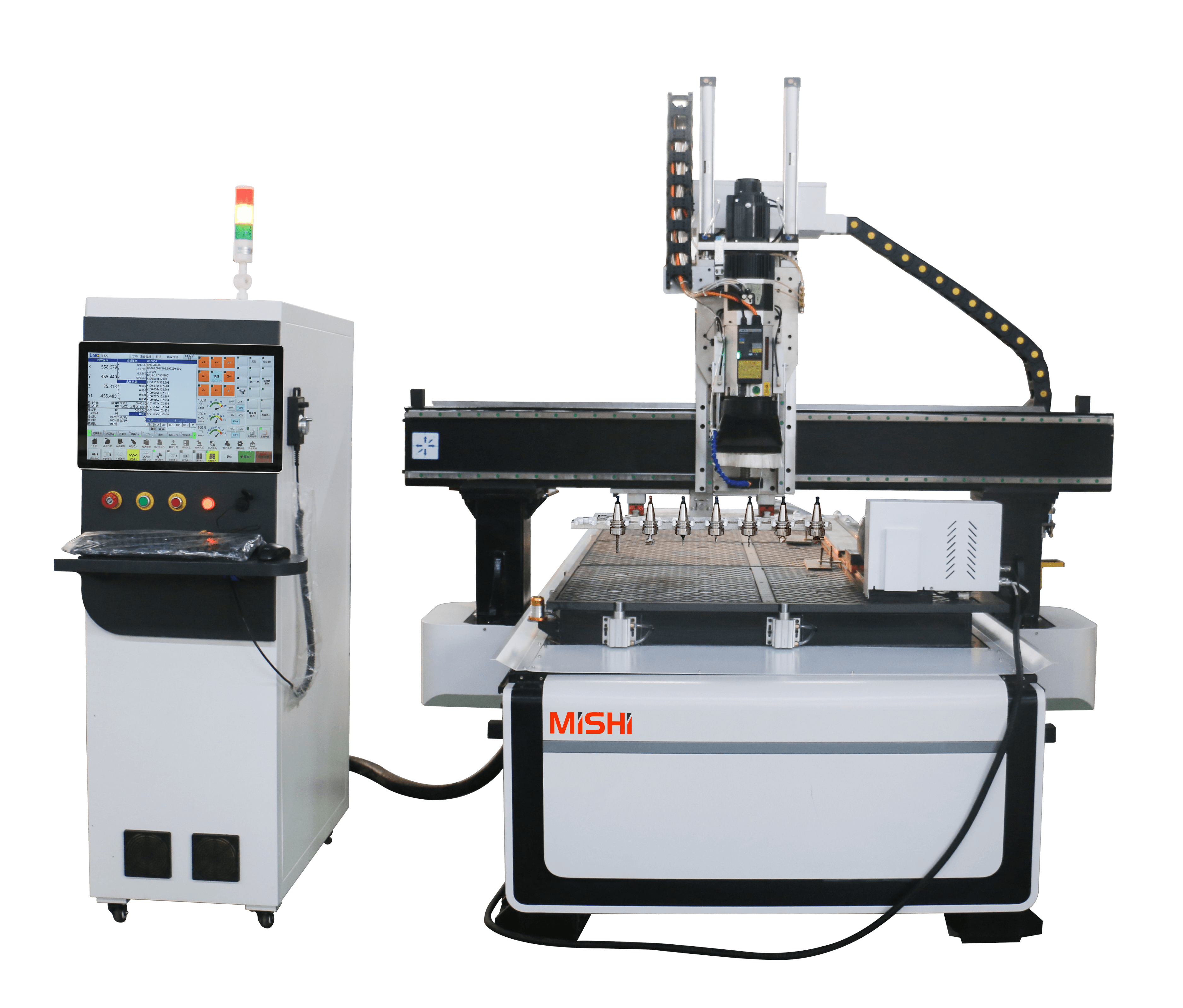 4 Axis ATC CNC Router for 2D & 3D Woodworking – MISHI CNC