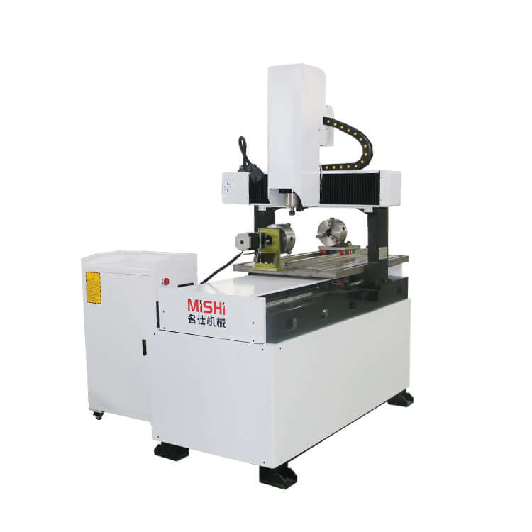 4 Axis Mini CNC Router with Rotary Axis for 2D & 3D Carving – MISHI CNC