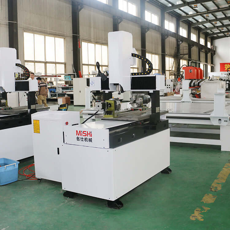 4 Axis Mini CNC Router with Rotary Axis for 2D & 3D Carving – MISHI CNC