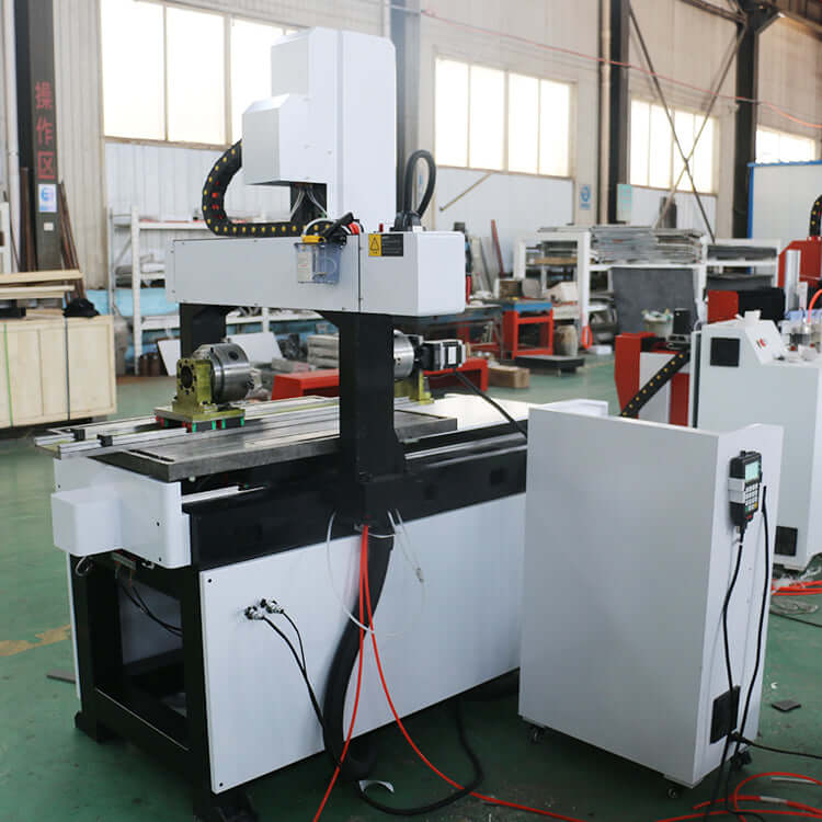 4 Axis Mini CNC Router with Rotary Axis for 2D & 3D Carving – MISHI CNC