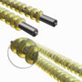 Innovative pressure roller with durable spiral design for efficient material processing.